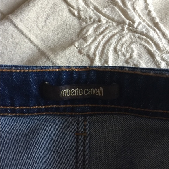 Roberto Cavalli Distressed Mid Rise Skinny Jeans NWT - Picture 7 of 8